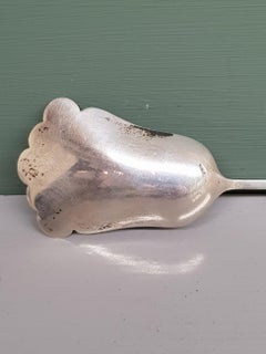 Early 20th Century Dutch Sugar Spoon with Agate Handle