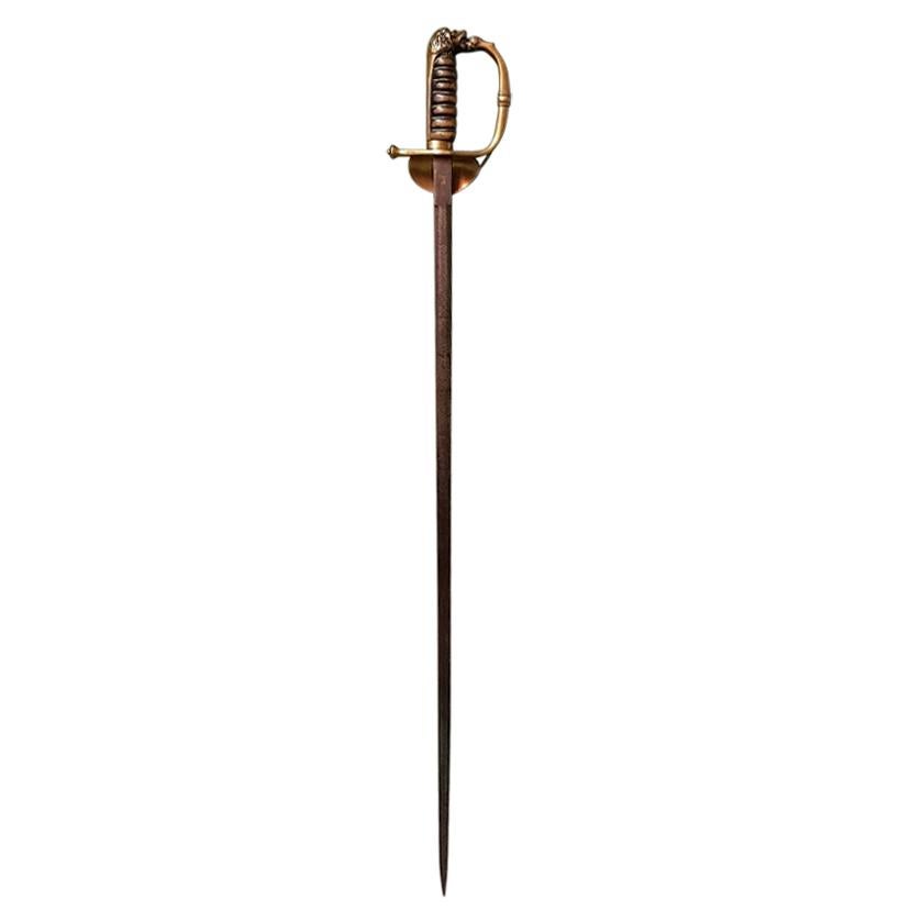 Early 20th Century Dutch Sword with Lion Head marked with W K & C.