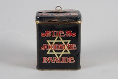 Early 20th Century Dutch Tin Charity Box