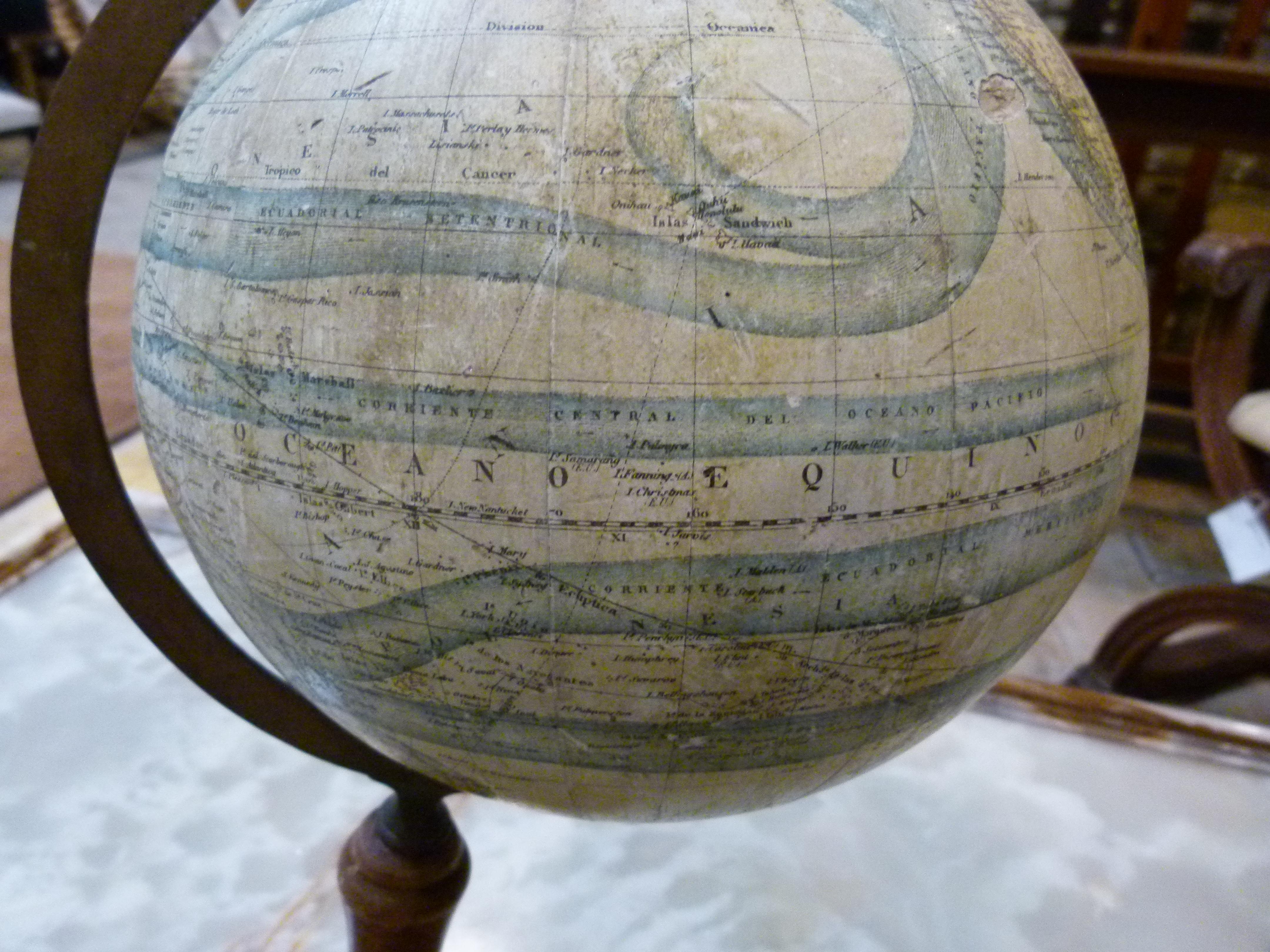 Early 20th Century Earth Globe 1