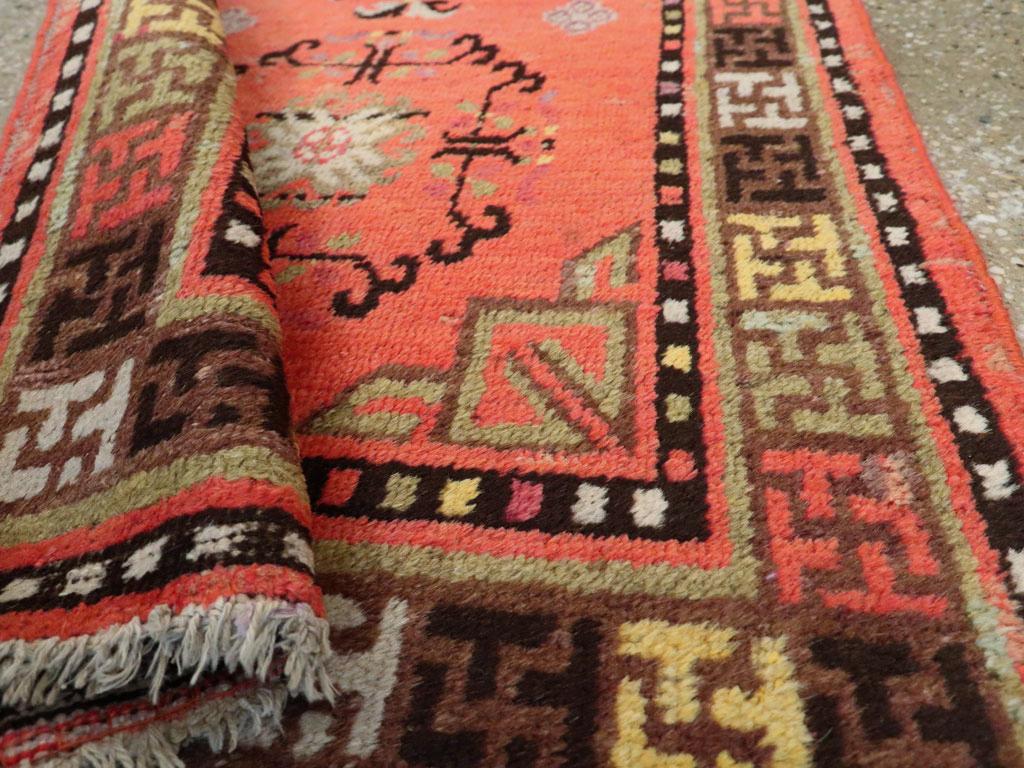 Laine Début du 20e siècle, tapis Khotan du Turkestan oriental en vente