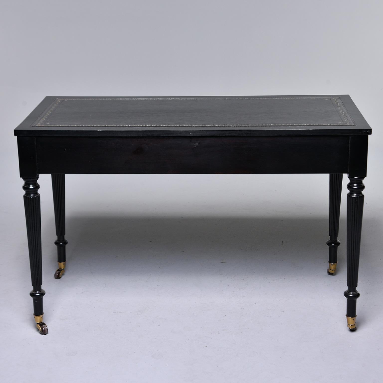 Early 20th Century Ebonized Mahogany Desk 2