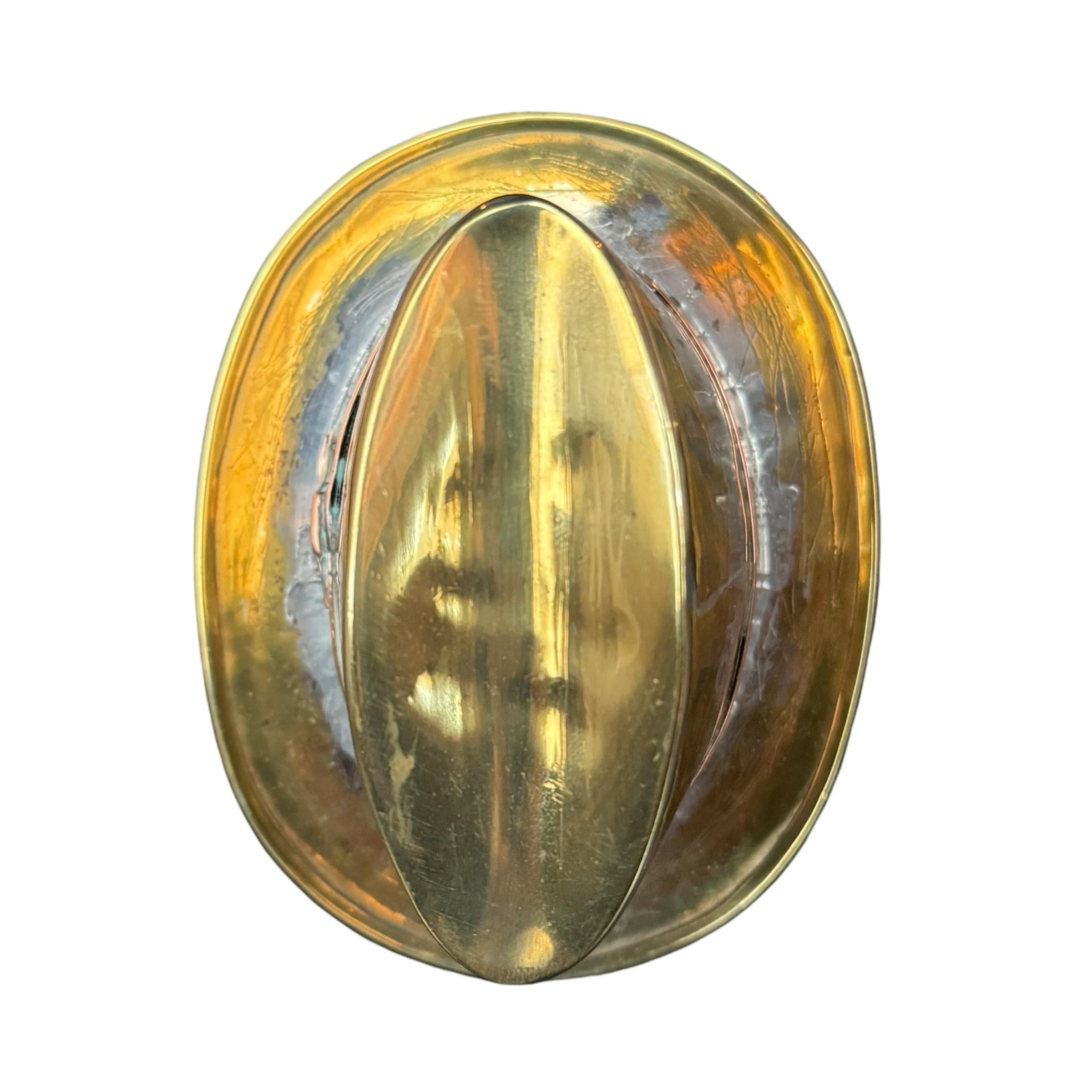 Early 20th Century Edwardian Brass Top Hat Cigar Holder 3