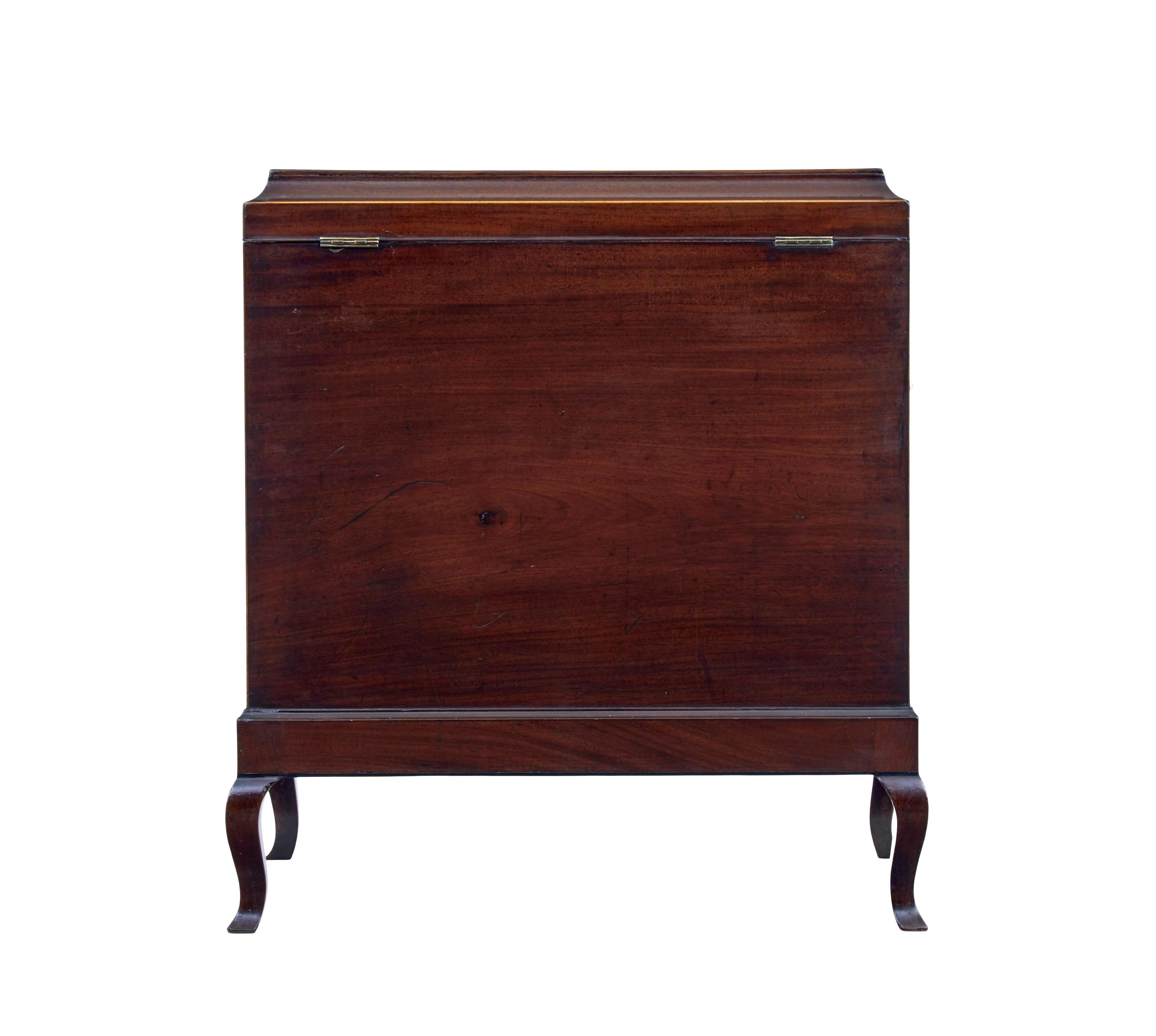 Early 20th century Edwardian inlaid wine cooler In Fair Condition For Sale In Debenham, Suffolk