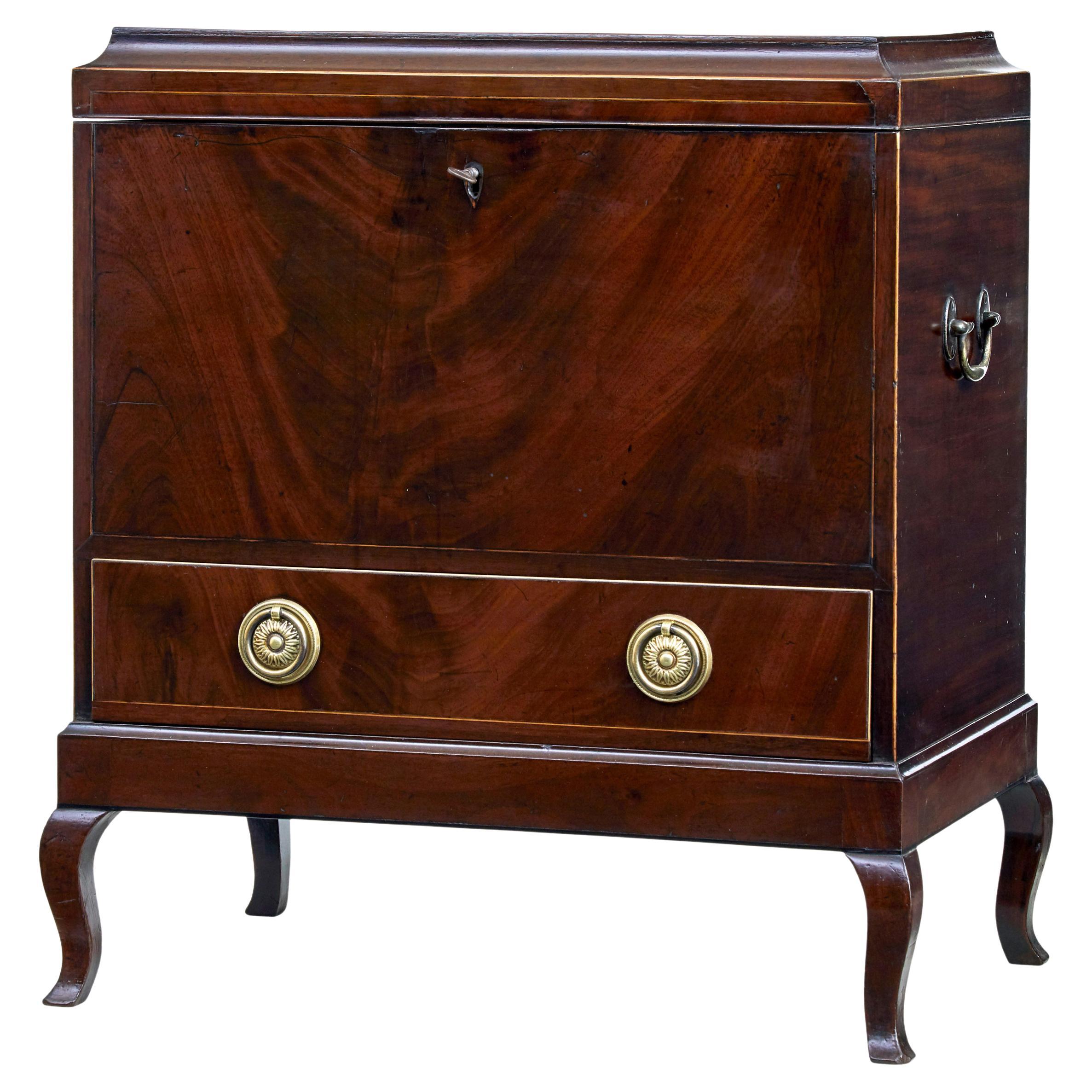 Early 20th century Edwardian inlaid wine cooler