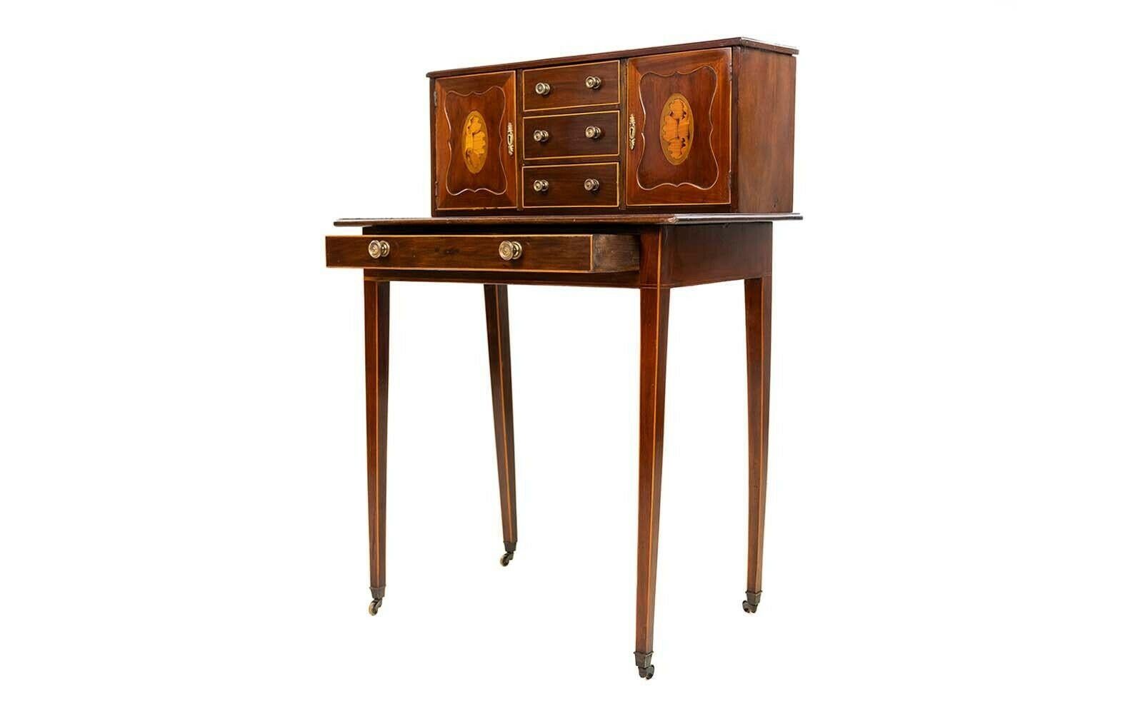 Early 20th Century Edwardian Ladies Writing Desk Bureau In Good Condition In STOKE ON TRENT, GB