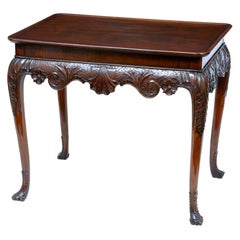 Early 20th Century Edwardian Mahogany Silver Table