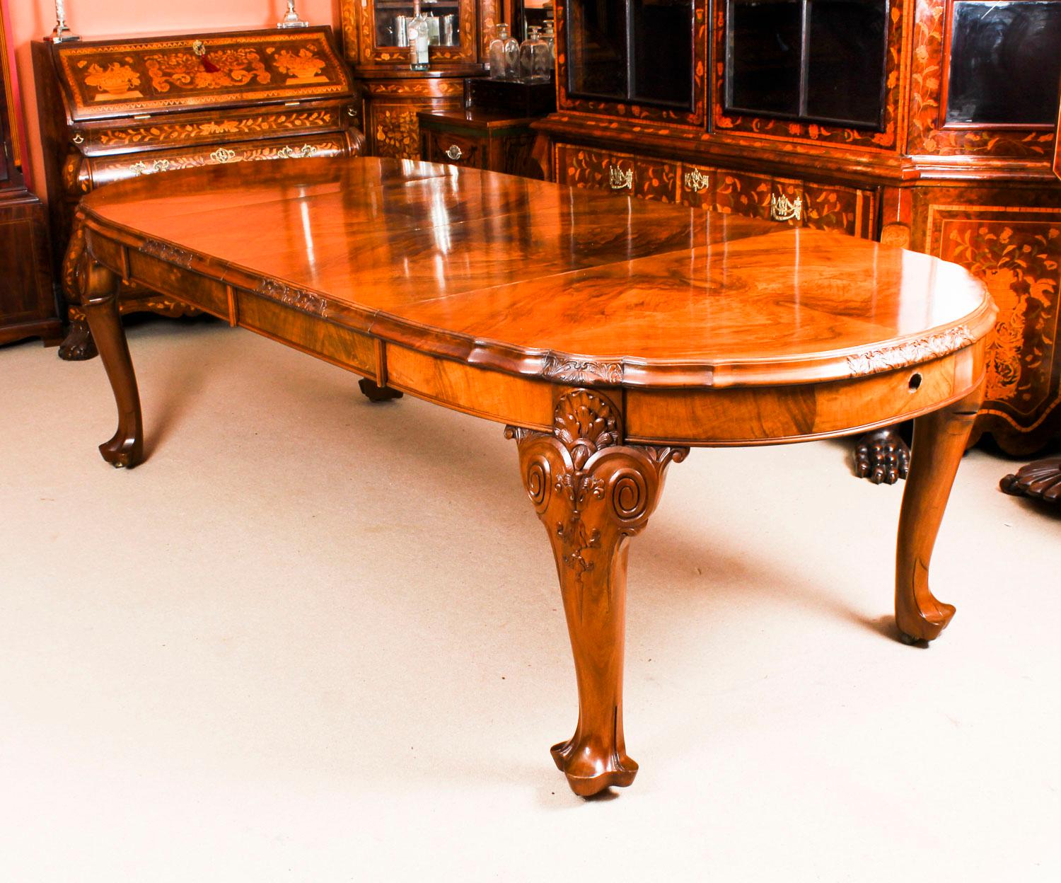 queen anne dining table