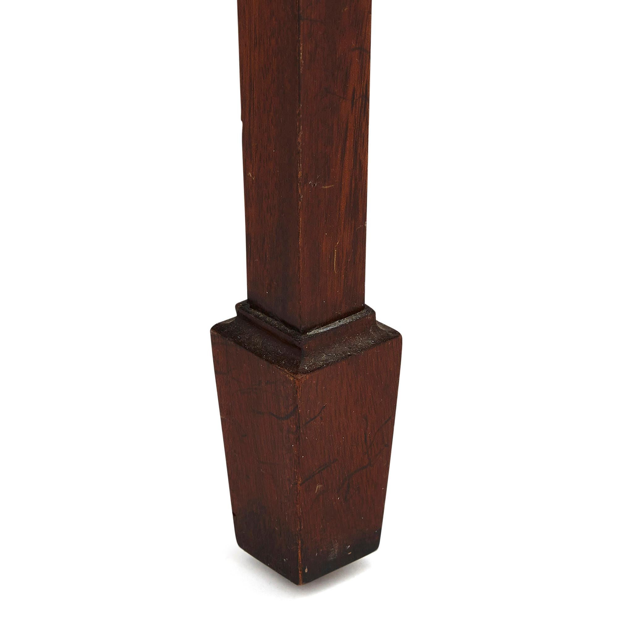 English Early 20th Century, Edwardian Semi-Circle Console Table