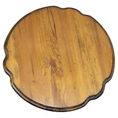 Early 20th Century Edwardian Walnut Barley Twist Tripod Wine Table