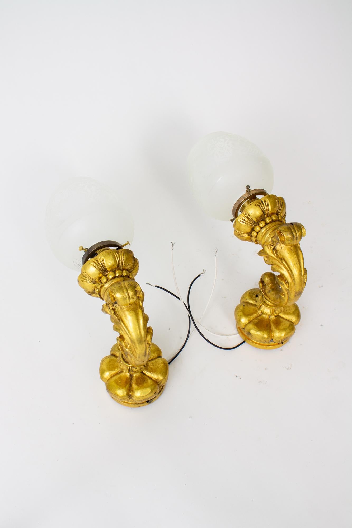Early 20th Century E.F.Caldwell Italianate Gilt Bronze Sconces - a Pair For Sale 4