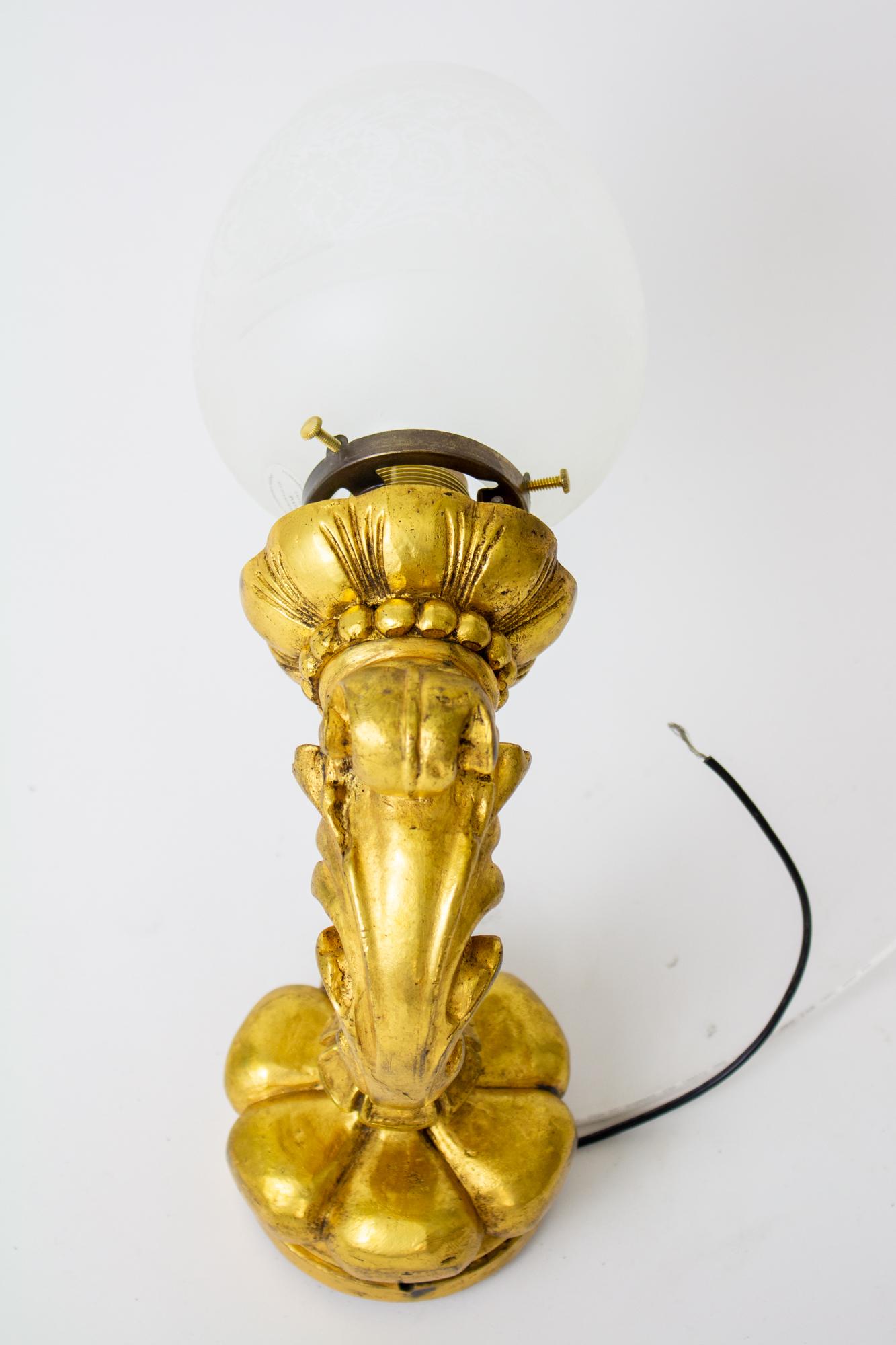 Early 20th Century E.F.Caldwell Italianate Gilt Bronze Sconces - a Pair For Sale 2