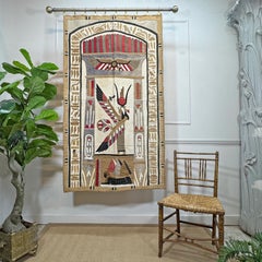 Early 20th Century Egyptian Appliqué Textile Wall Hanging