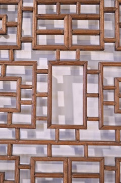 Early 20th Century Elm Chinese Door Hand-Carved