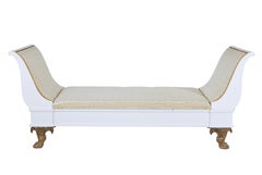 Early 20th Century Empire Revival Painted Scandinavian Day Bed