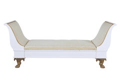 Early 20th century empire revival painted Scandinavian day bed