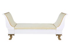 Early 20th Century empire revival painted scandinavian day bed