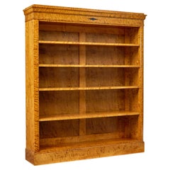 Early 20th century empire revival Swedish birch bookcase