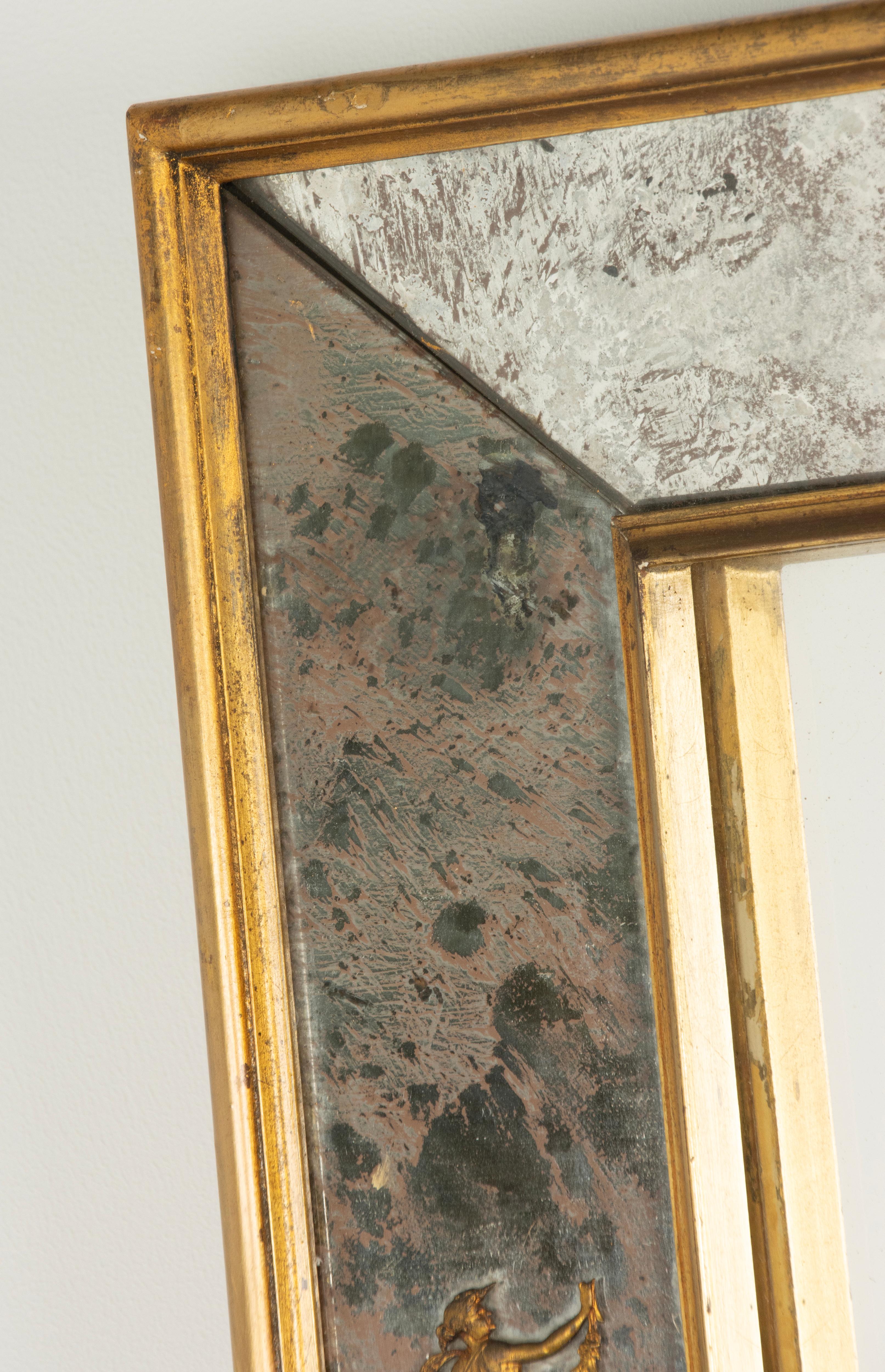 Early 20th Century Empire Style Wall Mirror 2