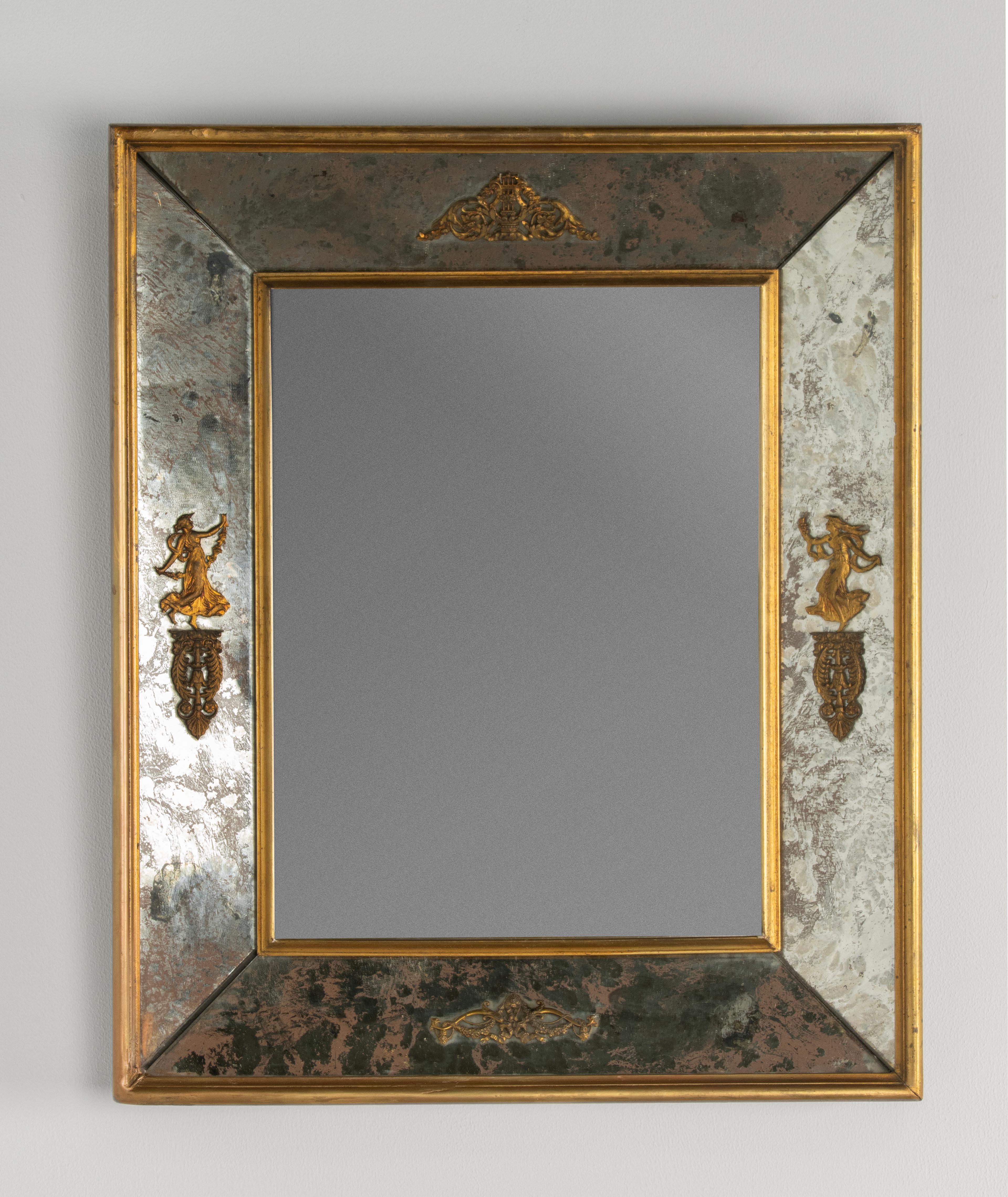 Early 20th Century Empire Style Wall Mirror 3