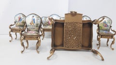Early 20th Century Enamel Miniature Dollhouse Furniture