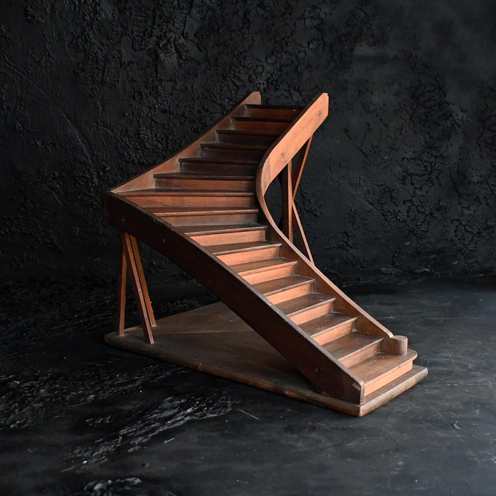 British Early 20th century English Architectural Staircase Model