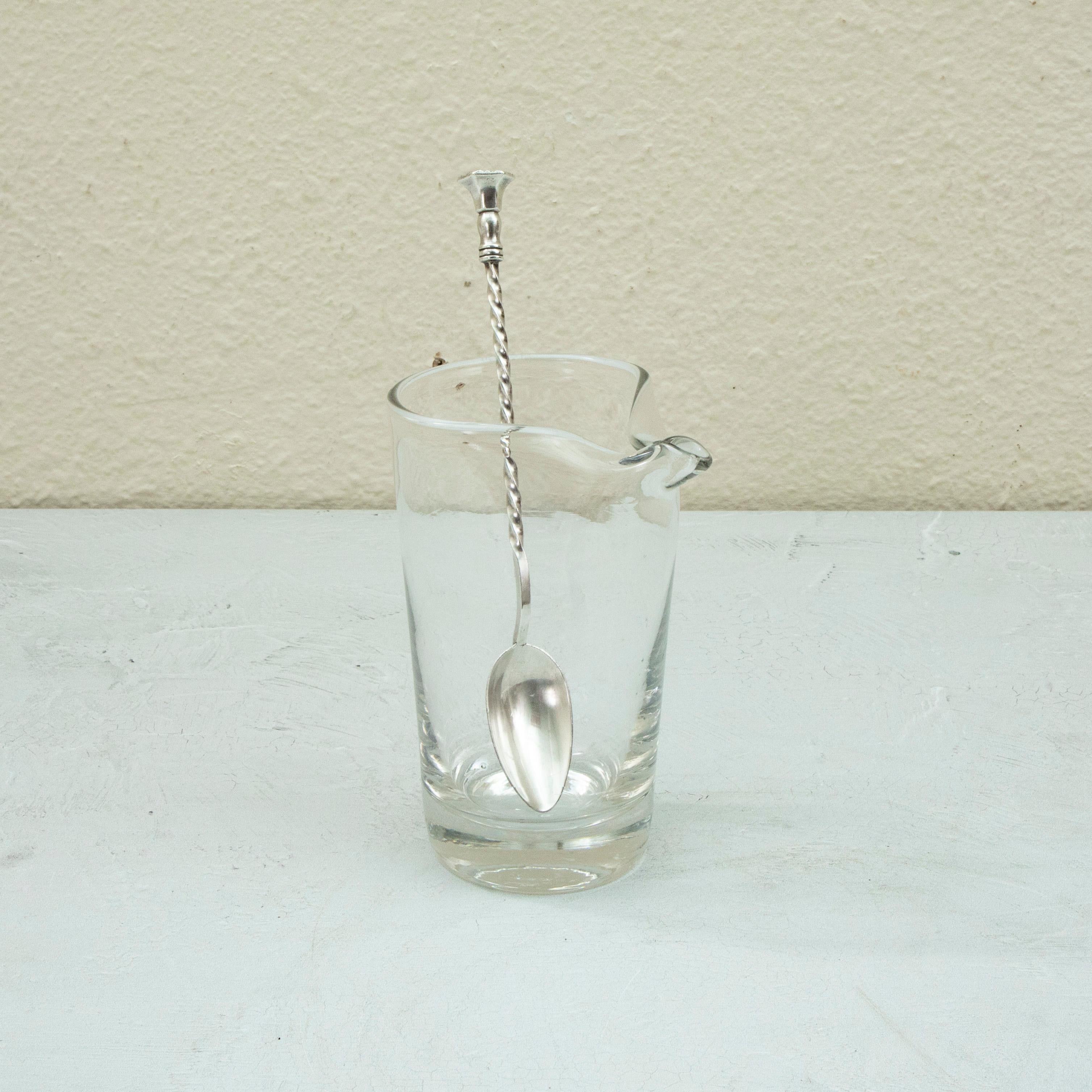 Early 20th Century English Art Deco Period Silver Plate Yacht Cocktail Service For Sale 14