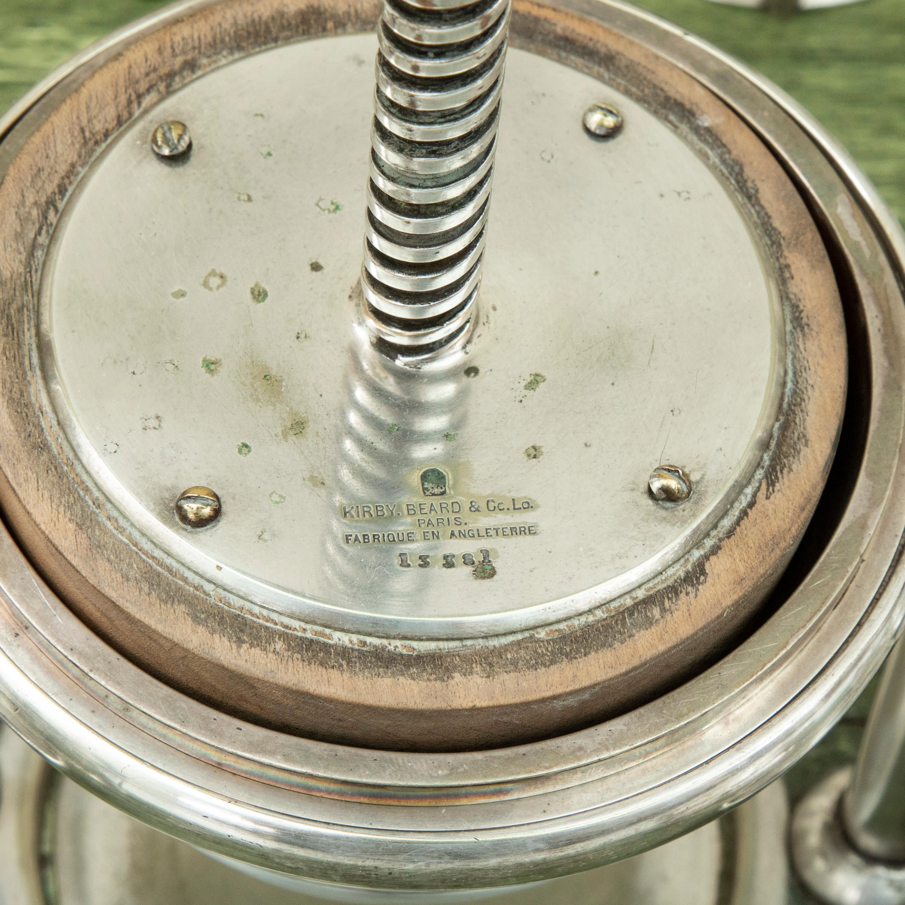 Early 20th Century English Art Deco Period Silver Plate Yacht Cocktail Service For Sale 6