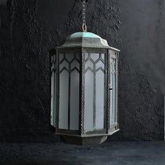 Early 20th Century English Bronze Lantern