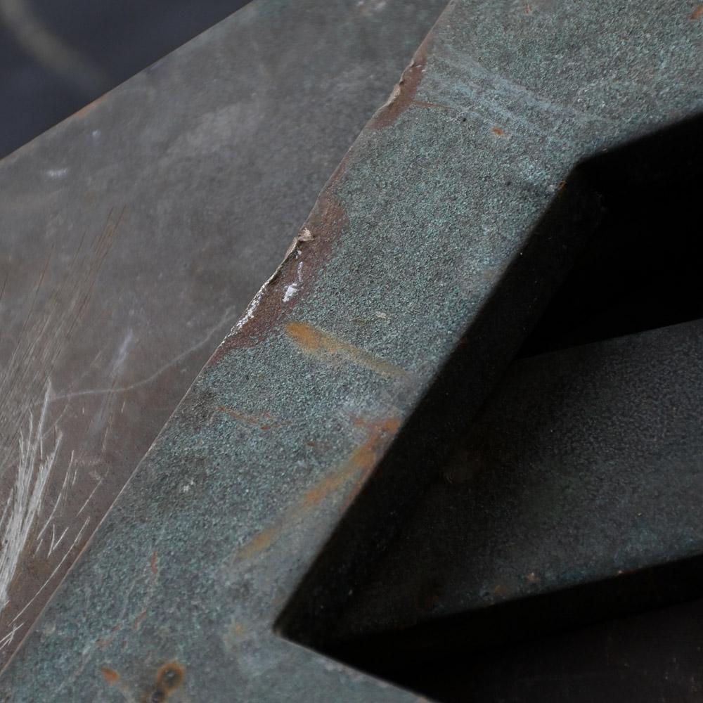 Lettres en bronze anglaises du début du 20e siècle en vente 8