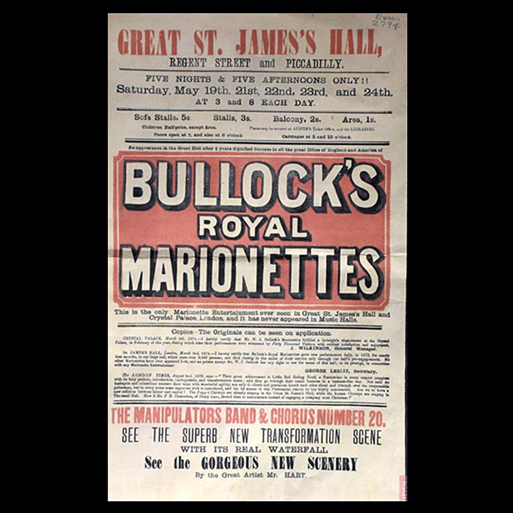 Early 20th Century English Bullocks Royal Marionette Figure  4