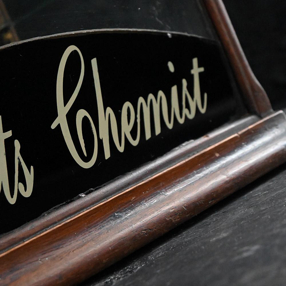 Early 20th century English chemist counter display cabinet

Once upon a time this compact glass cabinet would have sat on a chemist counter top. Displaying small pharmaceutical products for sale. This completely untouched example with glass shelves