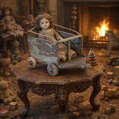 Early 20th century English child’s toy cart