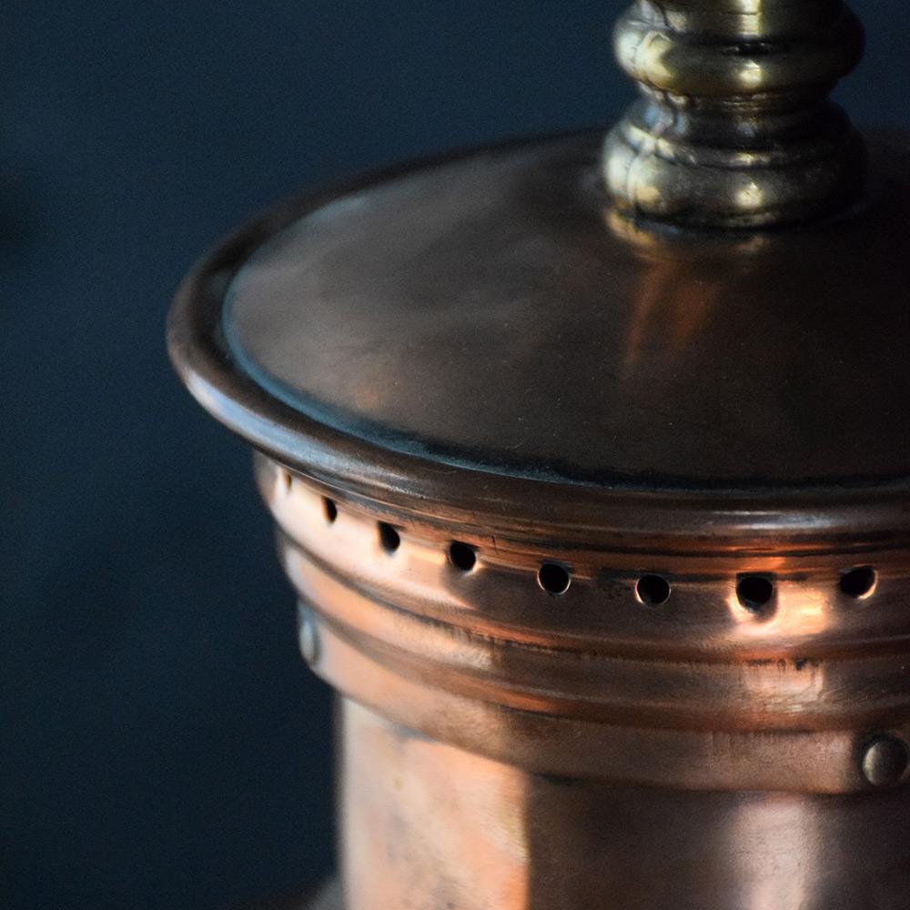 Hand-Crafted Early 20th Century English Copper Light Shade