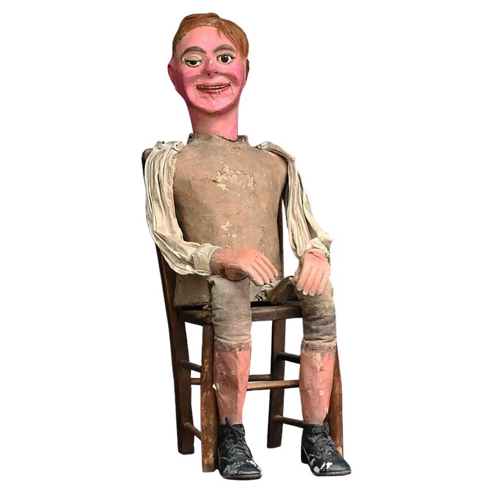 Early 20th Century English Crying Ventriloquist Dummy