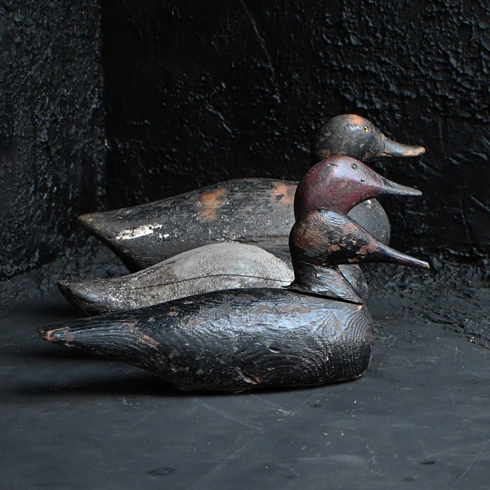 Folk Art Early 20th century English estate made decoy duck. For Sale