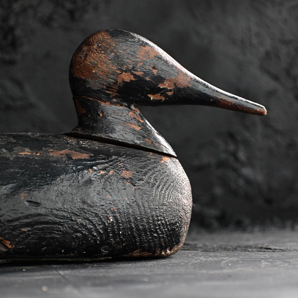 British Early 20th century English estate made decoy duck. For Sale