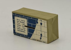 Early 20th Century English JNF Fabric and Paper Charity Box