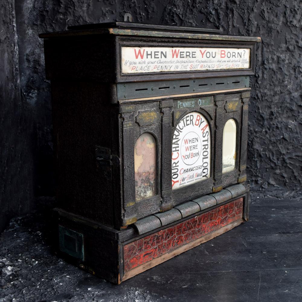 Early 20th Century English Fairground Fortune Telling Penny Machine 2