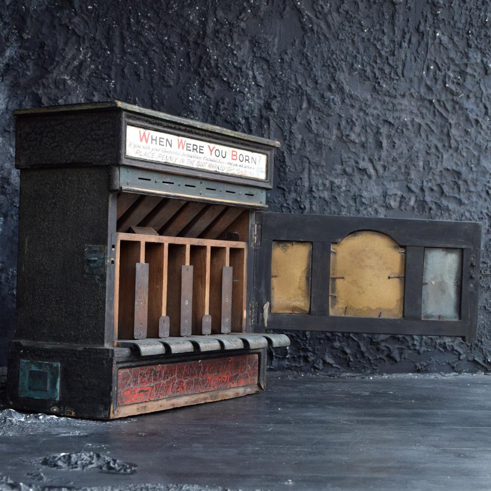 Early 20th Century English Fairground Fortune Telling Penny Machine 9