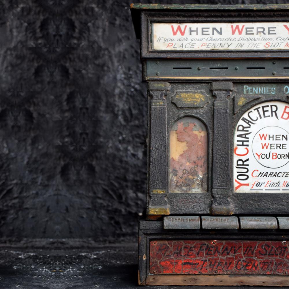 vintage fortune teller machine for sale