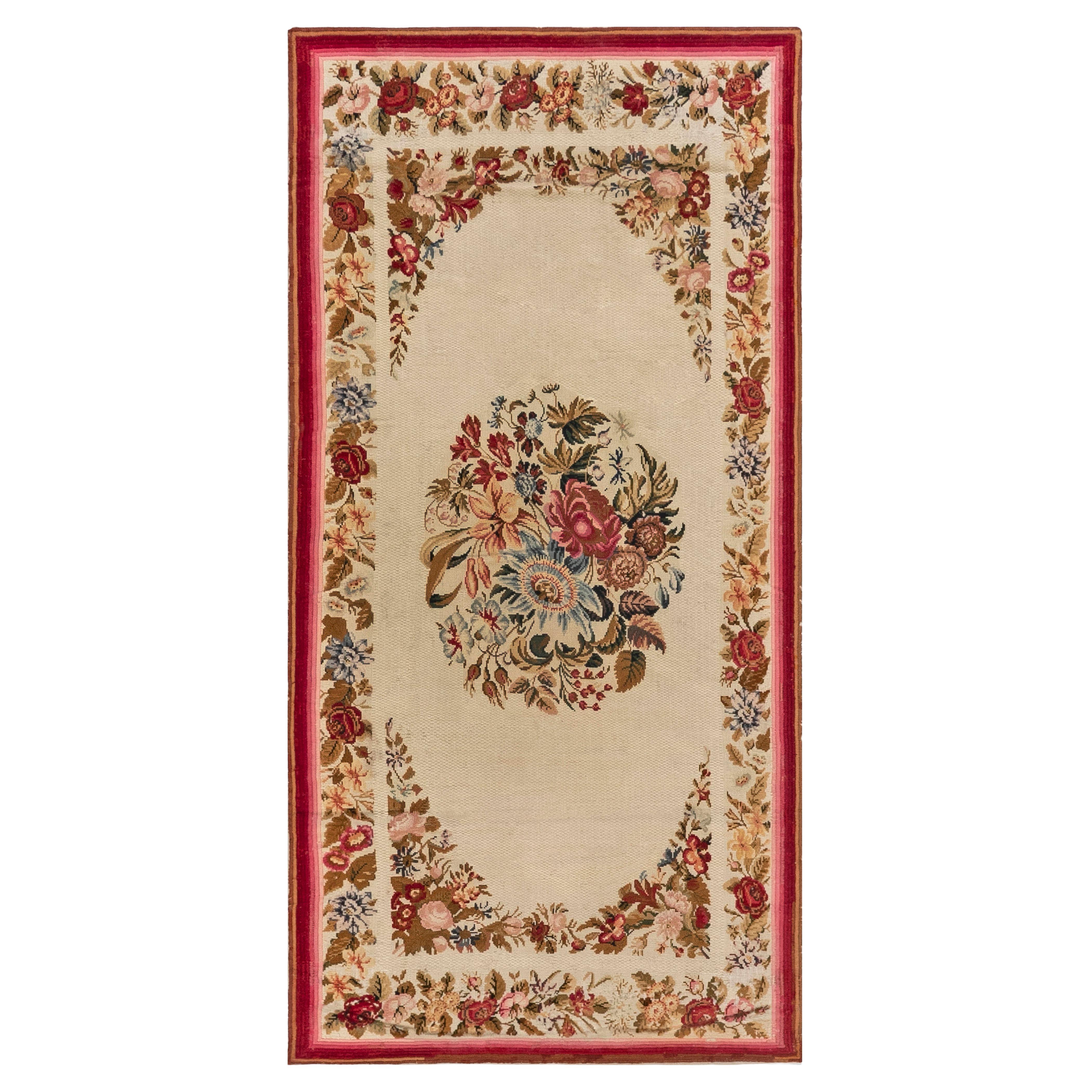 Vintage Royal School of Needlework Rug for Vigo Gallery at 1stDibs