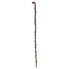 Antique Early-20th Century English Folk Art Gentleman’s Swagger Stick