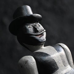 Early 20th Century English Folk Art Jigger Doll Mr Shoes