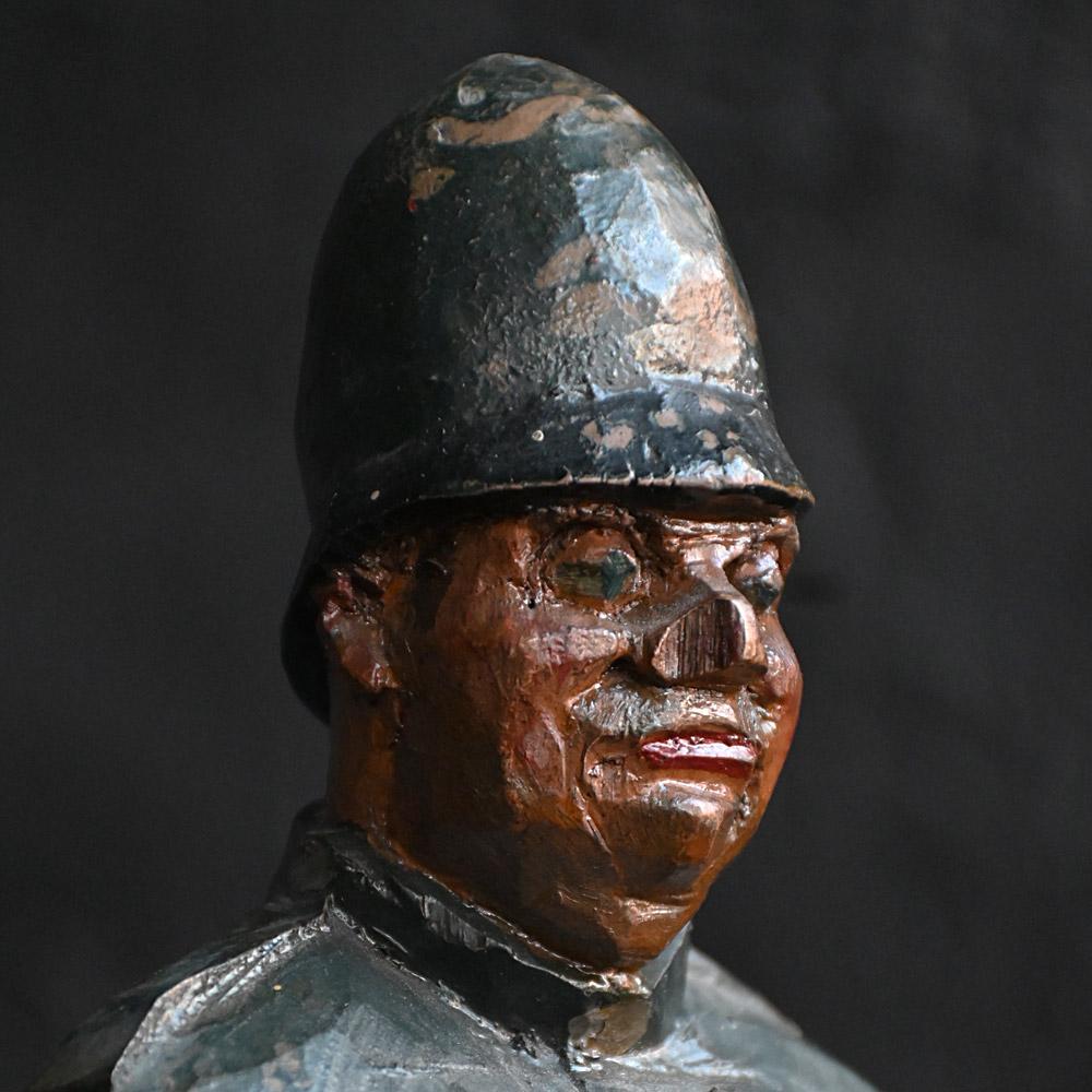 Early 20th Century English Folk-art Policeman Whirligig Figure For Sale 4