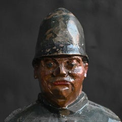 Early 20th Century English Folk-art Policeman Whirligig Figure
