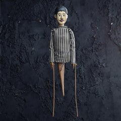 Early 20th Century English Folk Art Puppet Figure