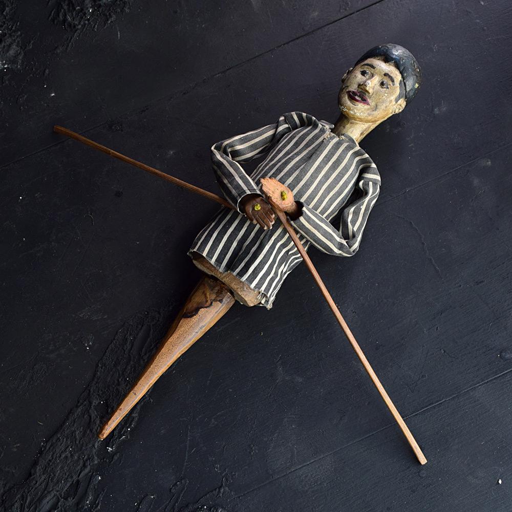 Début du 20ème siècle Figure de marionnette anglaise d'art populaire du début du XXe siècle en vente