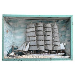 Modello di nave di S.I.V.I. Liverpool, costruito con il metodo dell'arte popolare inglese all'inizio del XX secolo.