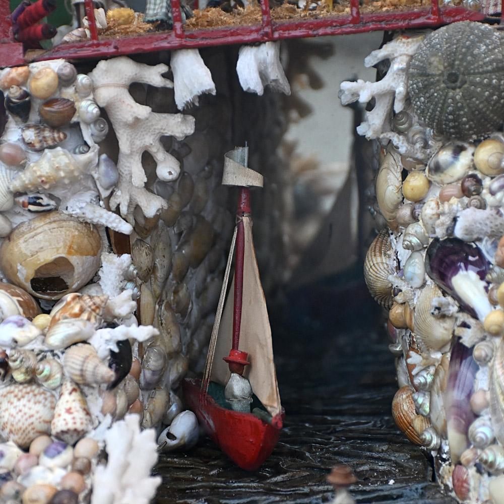 Artisanat Œuvre d'art populaire anglaise du début du 20e siècle - Scène de Diorama en vente